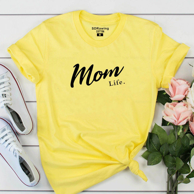 Mom Life Shirt Mothers Day Gift Womens T Shirt