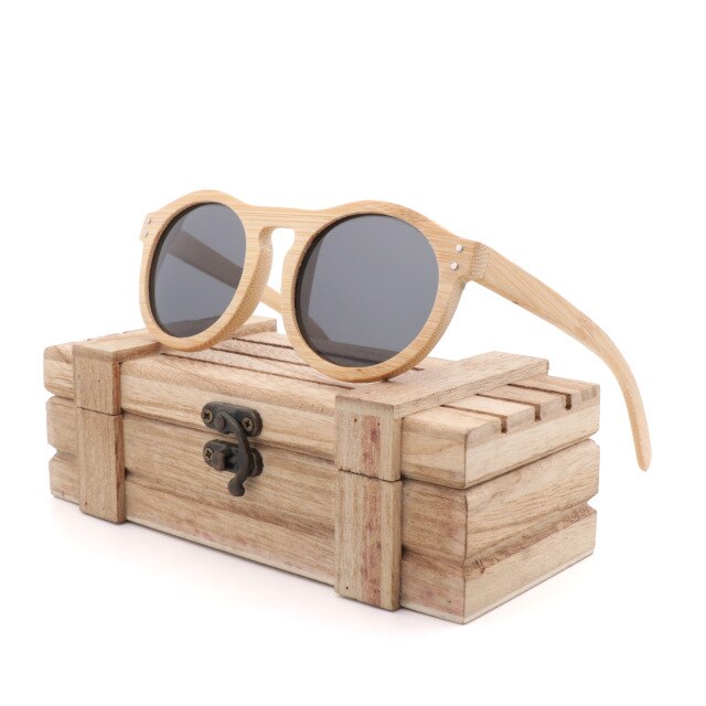 Handmade Natural bamboo sunglasses