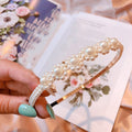 Fashion Luxury Big Pearl Headband Hair Band