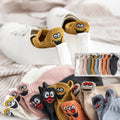Embroidered Expression Women Socks Cotton