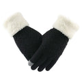 Winter Women Knitted Gloves Touch Screen Female
