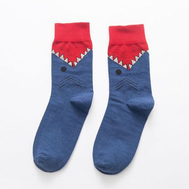 Fashion Happy Socks Women milk Food painting