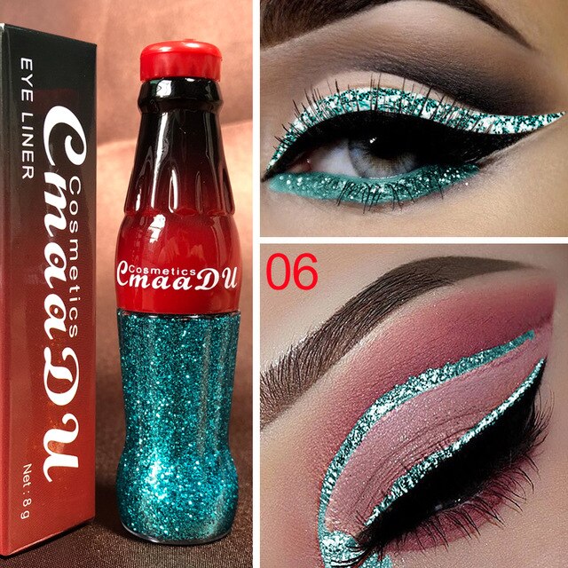 Cola Liquid Glitter Eyeliner Waterproof Shimmer