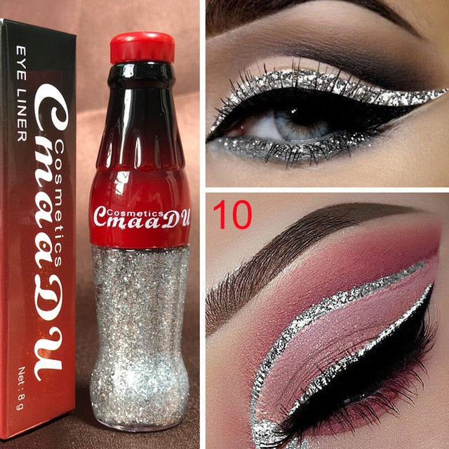 Cola Liquid Glitter Eyeliner Waterproof Shimmer