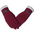 Outdoor Cashmere Gloves Warm Inverted Mitten