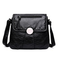Black Small Women Messenger Handbag Purses