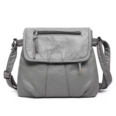 Black Small Women Messenger Handbag Purses