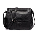 Black Small Women Messenger Handbag Purses