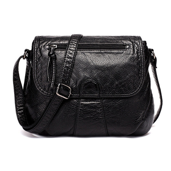 Black Small Women Messenger Handbag Purses