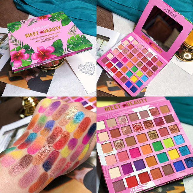 Nude Pigmented Eyeshadow Palette Long