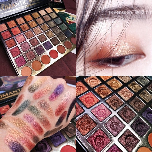 Nude Pigmented Eyeshadow Palette Long