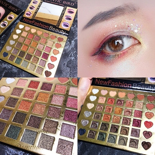 Nude Pigmented Eyeshadow Palette Long