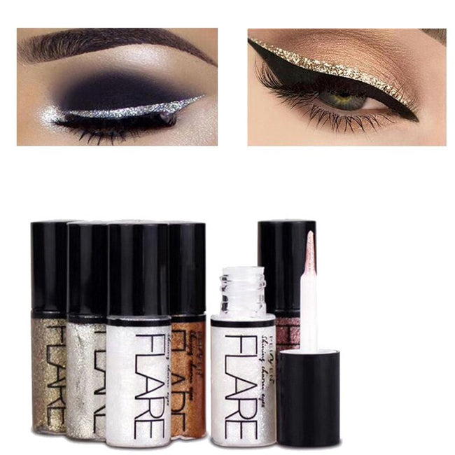 Shiny Eye Liners Cosmetics for Women Silver Rose
