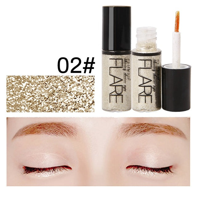 Shiny Eye Liners Cosmetics for Women Silver Rose