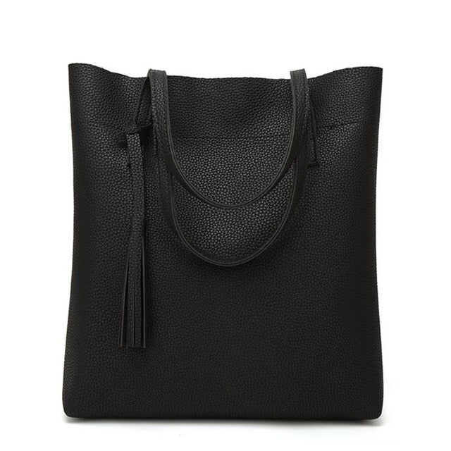 Soft Leather Handbag Women Shoulder Bag