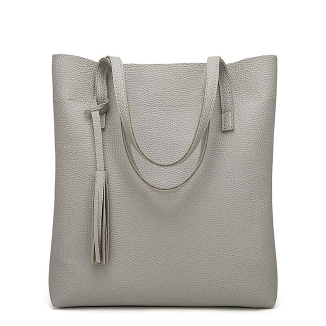 Soft Leather Handbag Women Shoulder Bag