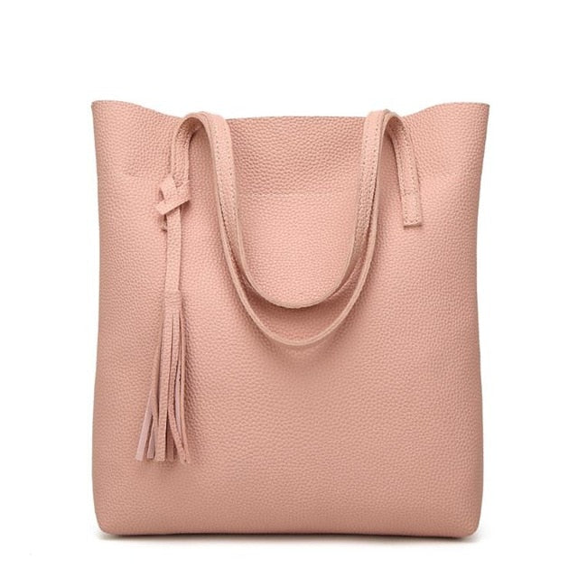 Soft Leather Handbag Women Shoulder Bag