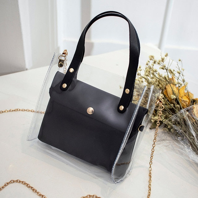 Small Leather Handbags for Women Transperent
