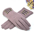 Autumn Winter Fashion Ladies Cashmere Gloves