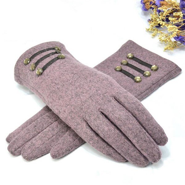 Autumn Winter Fashion Ladies Cashmere Gloves