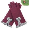 Autumn Winter Fashion Ladies Cashmere Gloves