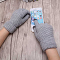 Warm Winter Knitted Full Finger Gloves Mittens