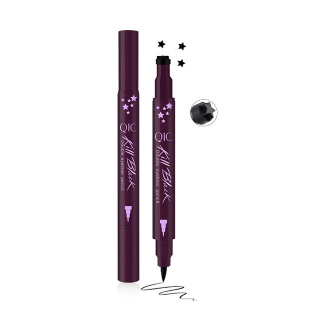 Liquid Waterproof Eyeliner Stamp Pencil Double