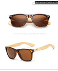 Wood Sunglasses square bamboo Handmade