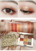 Eyeshadow Palette 9 colors Matte Glitter