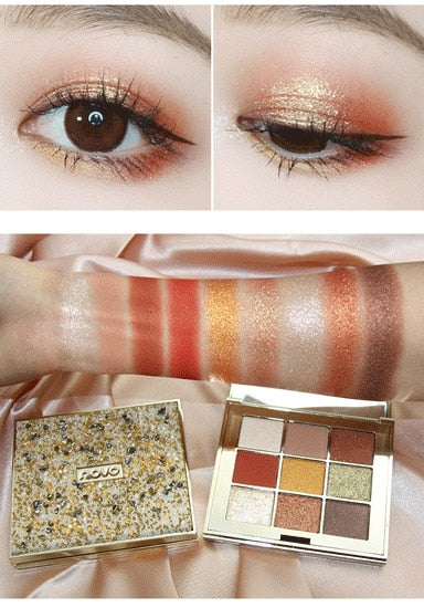 Eyeshadow Palette 9 colors Matte Glitter
