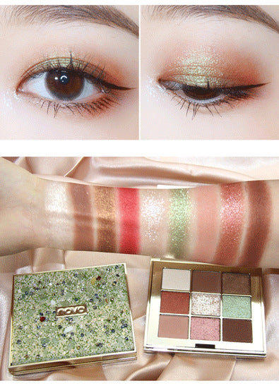 Eyeshadow Palette 9 colors Matte Glitter