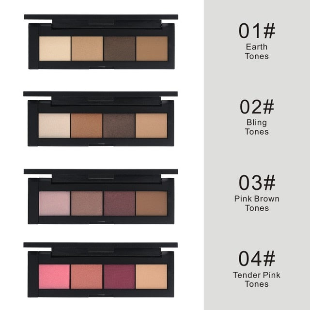 Nude Eyeshadow 4 Color Palette Make up Palette