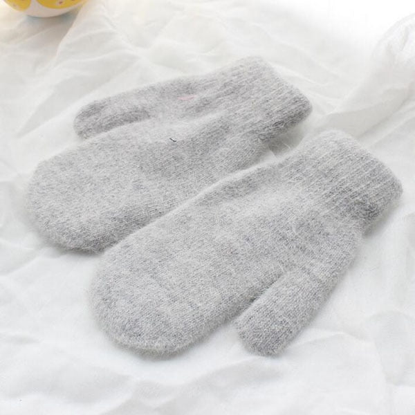 Outdoor Cashmere Gloves Warm Inverted Mitten