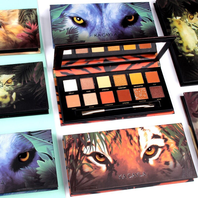 Eyeshadow Makeup Nude Beauty Set Orange