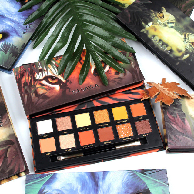 Eyeshadow Makeup Nude Beauty Set Orange