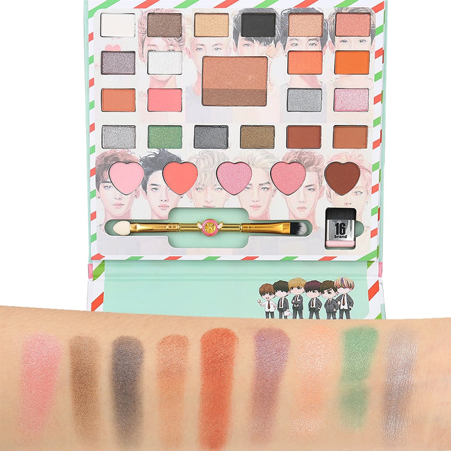 Cosmetics Eyeshadow Pallete Lazy Matte Glitter