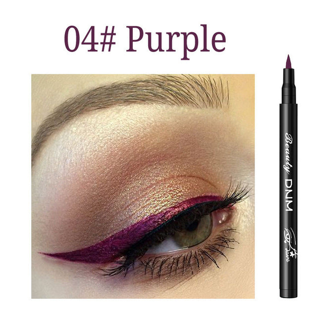 Natural Waterproof Colorful Liquid Eyeliner