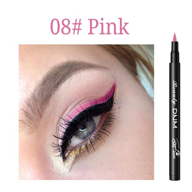 Natural Waterproof Colorful Liquid Eyeliner