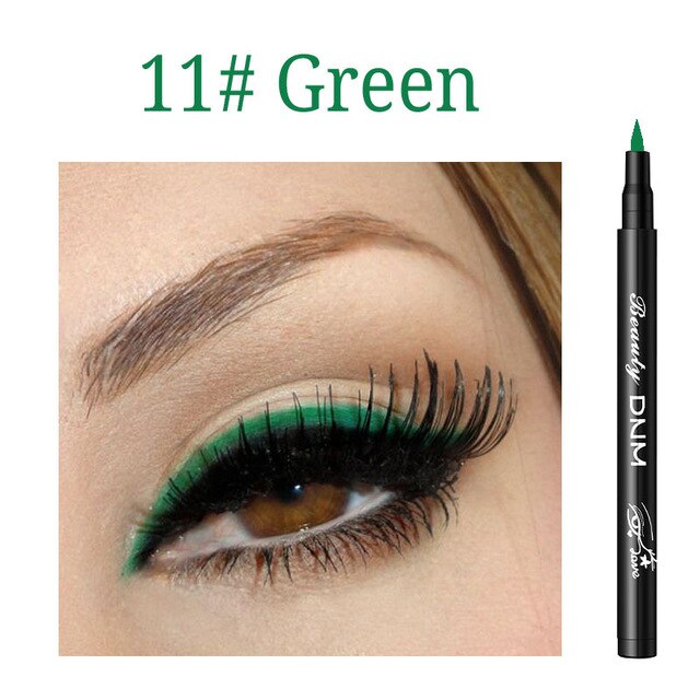 Natural Waterproof Colorful Liquid Eyeliner