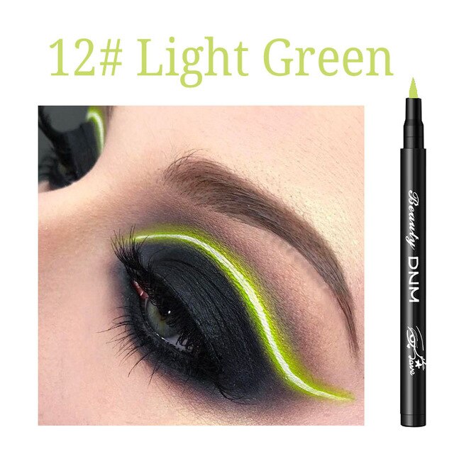 Natural Waterproof Colorful Liquid Eyeliner