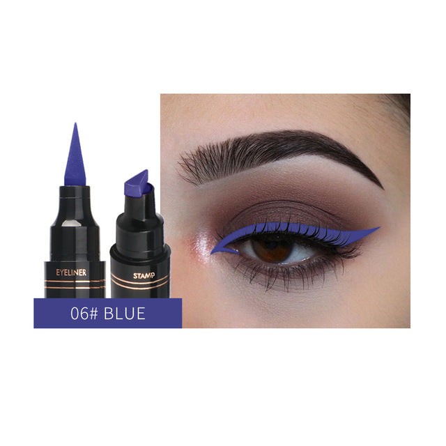 Liquid EyeLiner with Wing Stamp Dry Waterproof