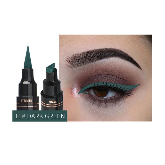 Liquid EyeLiner with Wing Stamp Dry Waterproof