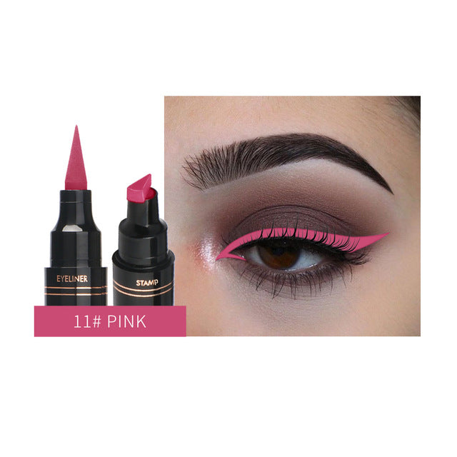Liquid EyeLiner with Wing Stamp Dry Waterproof