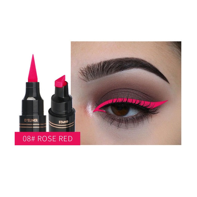 Liquid EyeLiner with Wing Stamp Dry Waterproof