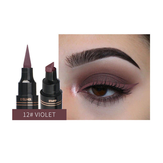 Liquid EyeLiner with Wing Stamp Dry Waterproof