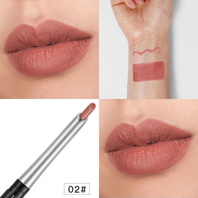 Professional Matte Lipstick Lip Liner Pencil Set