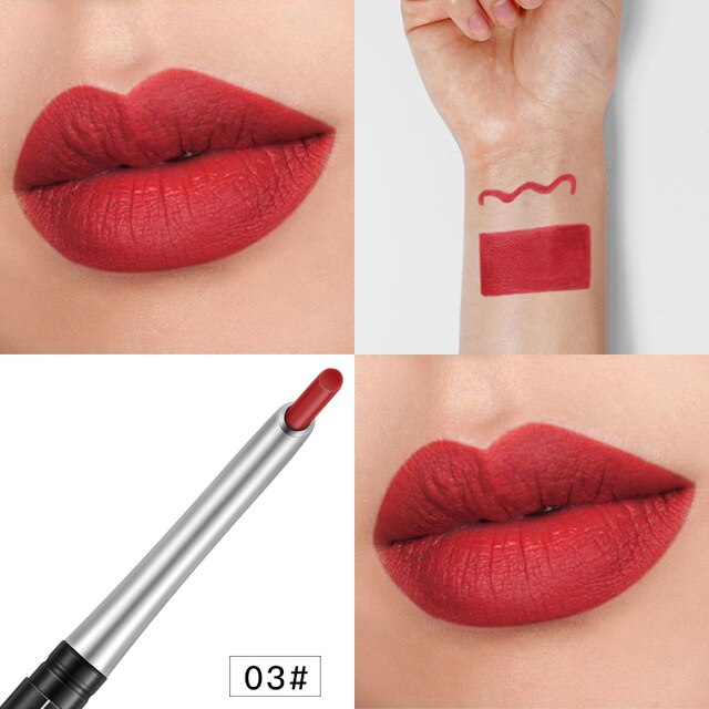 Professional Matte Lipstick Lip Liner Pencil Set