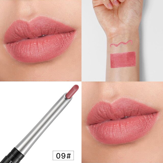 Professional Matte Lipstick Lip Liner Pencil Set