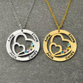 Personalized Name Necklace with Birthstone