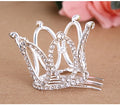 Hair Combs Clear Stone Crystal Mini Tiara
